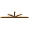 Ekena Millwork Richland Smooth Timber Gable Bracket, Western Red Cedar, 96"W x 28"H x 3 1/2"D x 3 1/2"F, 7/12 Pitch GBW096X28X0404RIC00SWR - alternate 5